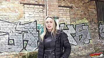 German Scout - Hard Anal Casting Sex For Russian Girl Aura Sin With Round Ass By Big Dick Agent