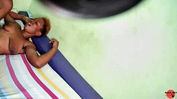 He Rubs His Hot Big Cock On Her Juicy Pussy