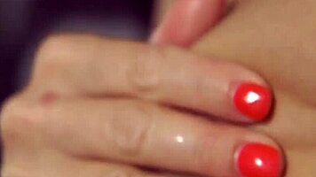 Teen Rubs Wet Pussy for Big Orgasm