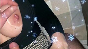 i collect big tits christmas cumshot vids with my wife