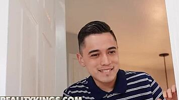 Oh man, I-I watched Jenna Foxx and Olivia Jayy spreading and riding their friend's big tits boyfriend, squirting all over in that ffm fuck!