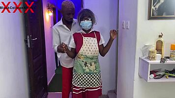 School hostel sex student bent over before meal