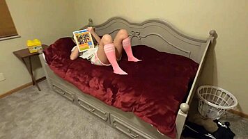 Stepdaughter Visits Stepdaddy In Bed At Night