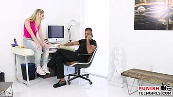 Petite Jayden Black Slammed Rough in Hardcore Sex