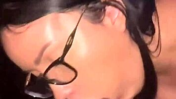 Asian girl fucks uber driver without condom