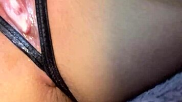 after cleaning, i played with my dildo, having fun with petite pussy and jerk off instructions.