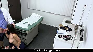 Nurse Boldly Preps Patient With Blowjob For Doctor's Monster Cock Checkup