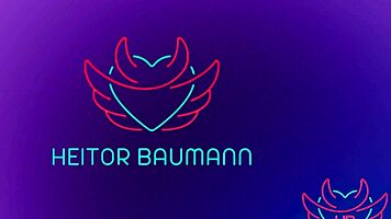 Rabuda tatuada pega dois na anal