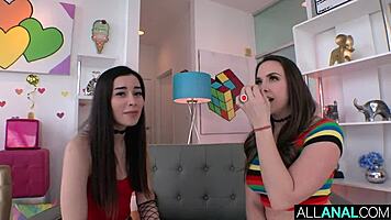 All anal excitement with chanel and aria in group