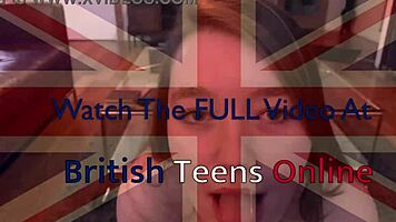 British Teen 18+ Sloppy Blowjob & Tit Wank