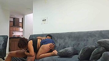 Intriguing homemade amateur look at the tight and delicious features of a young Colombian roommate in the shower