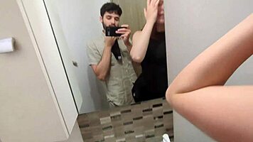 Risky Bathroom Public Sex With Online Date