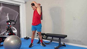 I scream as the big ass Colombian fucks her personal trainer wildly!