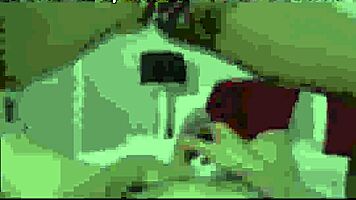 big tits blonde fucks in pov