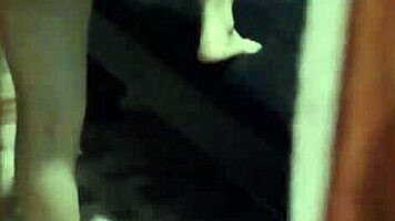 Spying on Latina Slut, She Catches Me and Begs for Doggy Fuck