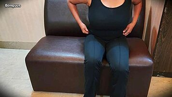 i'm trialing this busty girl's big tits