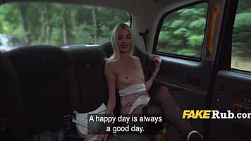 petite blonde pornstar luna wolf, do you want to fuck the famous taxi man?
