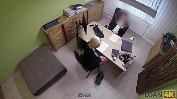 Loan4k sex casting happens in office by naughty agent.