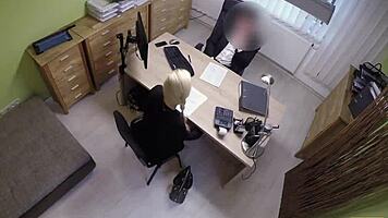 Loan4k sex casting happens in office by naughty agent.