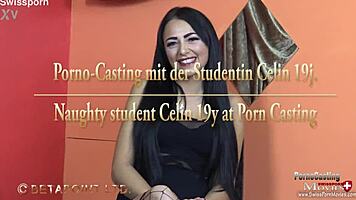 porno-casting with model celin 19j - free movie