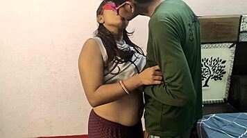 Hey, we're home alone exploring anal for the first time, it's wild