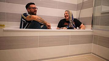 livie chats from the bath in frankie jax interview