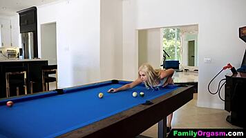 old man catches petite teen wandering at home
