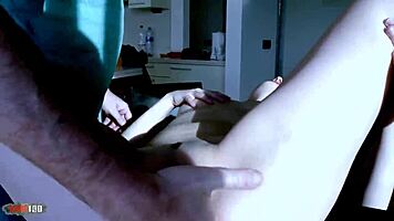 Skinny French Slut Lilou Sou Gets Assfucked Roughly and Cums Loudly