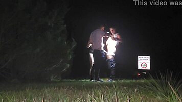 Met two fans at the club and got fucked on the street 😈