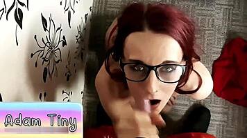 Slut Sucked Santas Dick Because She Wanted A Real Dick And Not His Dildo Gift