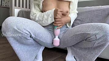 is asian stepdaughter masturbating her tight pussy until squirting?
