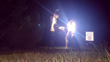 Met two fans at the club and got fucked on the street 😈