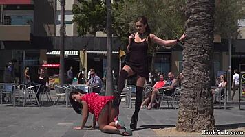 Curvy Petite Euro Babe On The Streets!