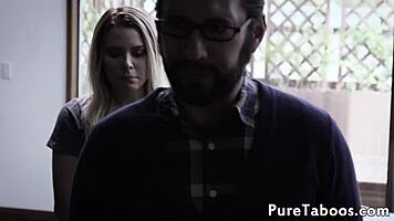 young babe drilled on all fours