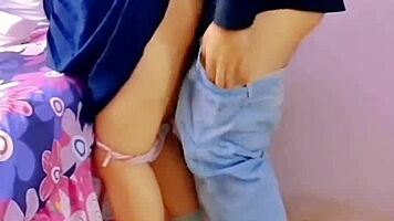convincing my mexican niece for passionate creampie fuck