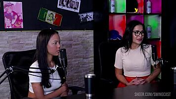 Compilados Da Pri Melancia No Swing Cast Com Tifany Rocha E Alice Vasconcelos - Parte 3 Watch On Sheer Red