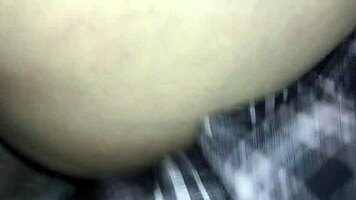 Petite teen gets deep creampie in pov missionary position