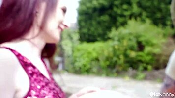 Mature teacher scarlet louis in hardcore fucking session with rough blowjob and cum on tits - agedlove