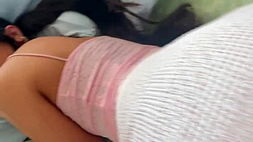 Napping beauty in household fantasy scene with madison wilde and scott stark