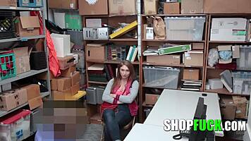 Big Tits Teen 18+ Thief Was Fucked In Front Of Her Shocked Stepmom - Shopfuck