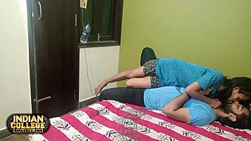 Juicy 18 year old skinny desi girlfriend fucked by indian hunk?