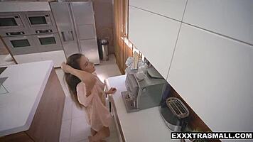 Anita Bellini shares her petite pastry in the messy kitchen.