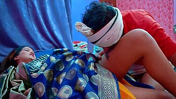 Juicy hot indian housewife romantic bedroom sex