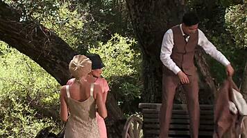 Madelyn marie and natasha marley, ready for outdoor threesome?