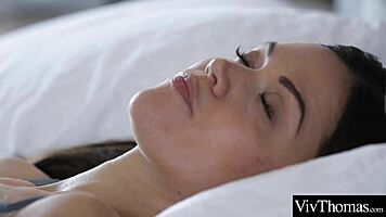 brunette milf and petite lover reunite passionately after years apart