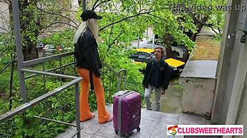 rebecca nikson offers a stranger a place to stay in this clubsweethearts video