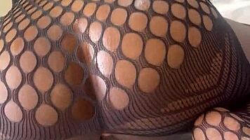 Petite bubble butt babe spreads wet pussy solo