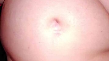 Dominican bbw sucks chubby guy's cock gets fucked doggy