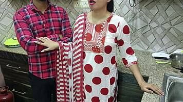 Saara Agrees in Kitchen.