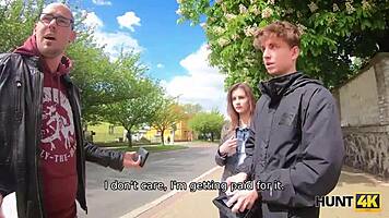 Czech Girl Becomes Slut for Bus Money